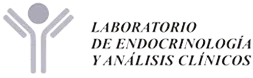 Logo de laboratorio de endocrinología y análisis clínicos